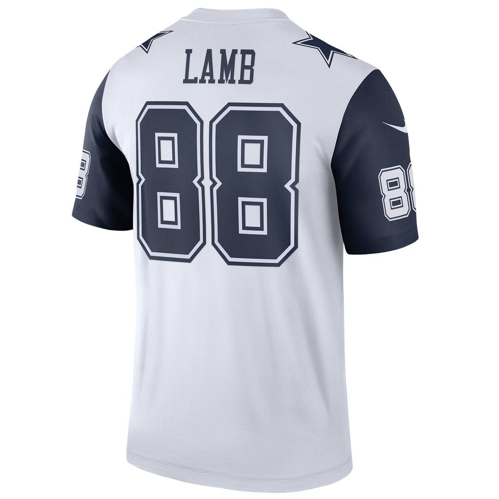 Men's Nike Dallas Cowboys CeeDee Lamb White Legend Player NFL Performance Top