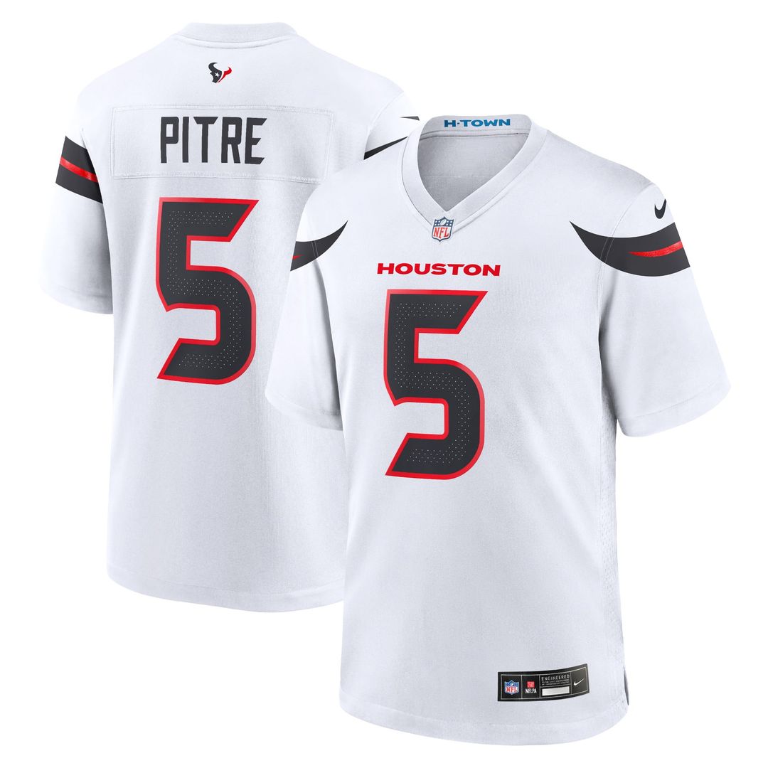 Men's Nike Houston Texans Jalen Pitre Red Alternate Game NFL Jersey
