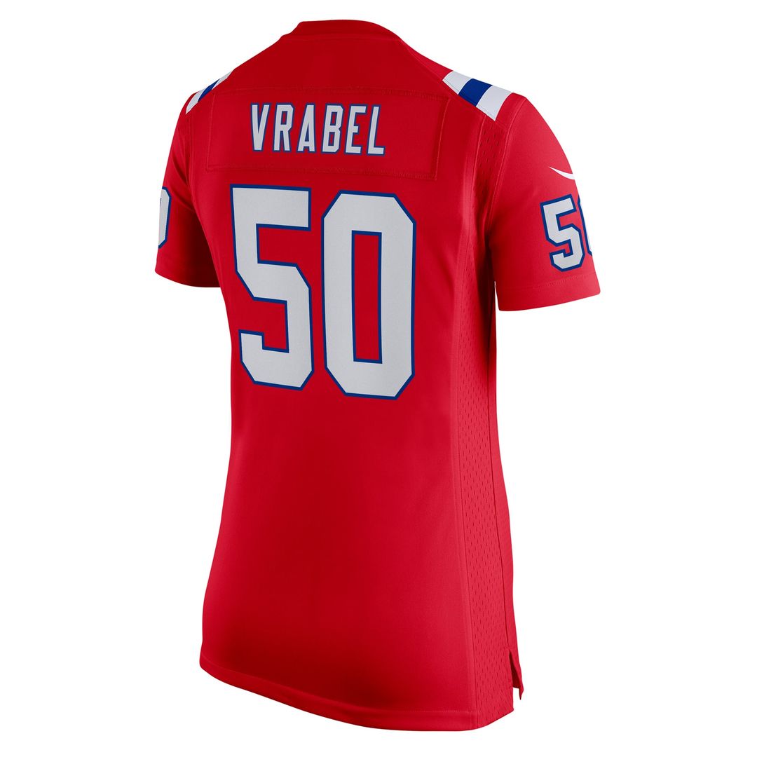 Women's Nike New England Patriots Mike Vrabel Navy Game Retired Player NFL Jersey