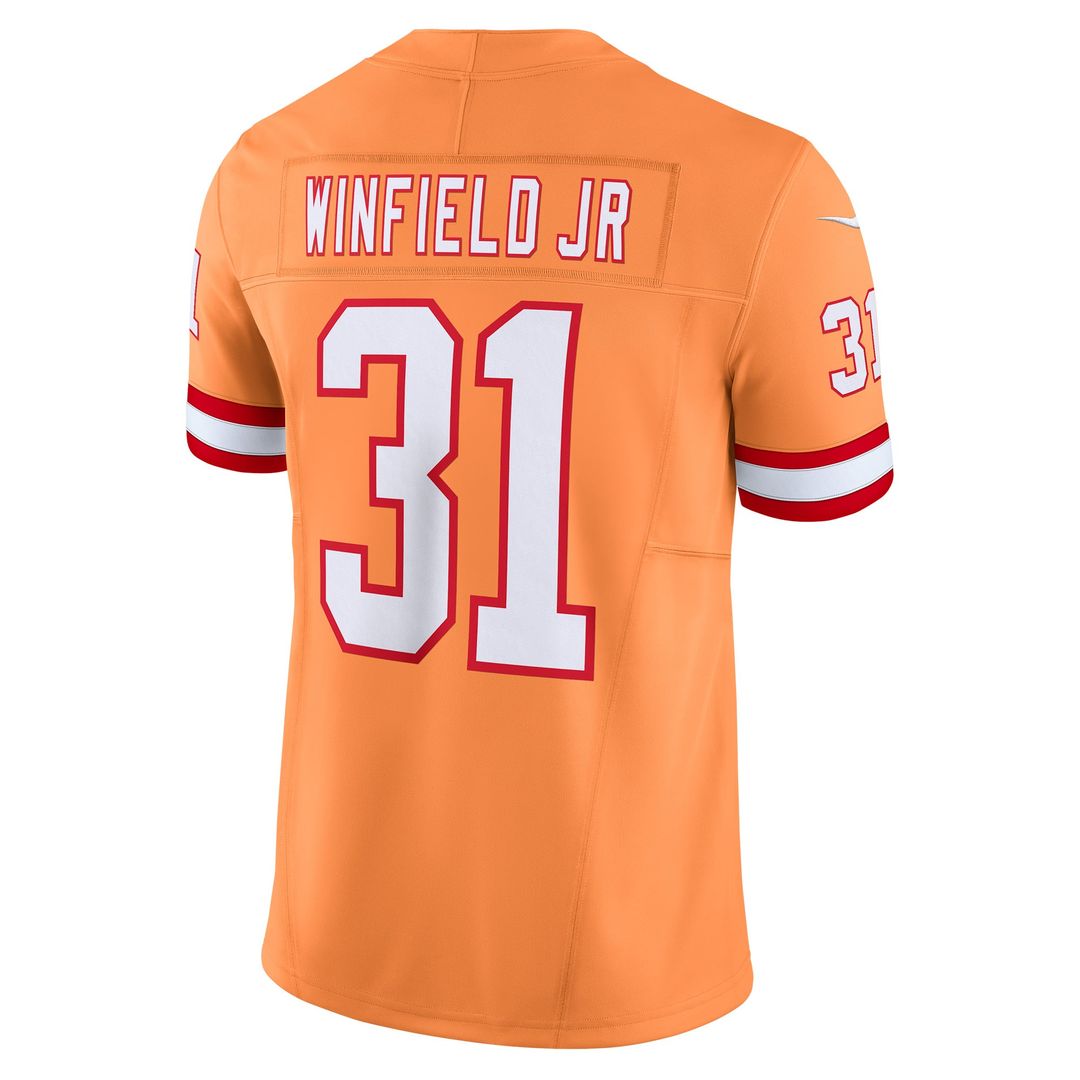 Men's Nike Tampa Bay Buccaneers Antoine Winfield Jr. Orange Vapor F.U.S.E. Limited NFL Jersey