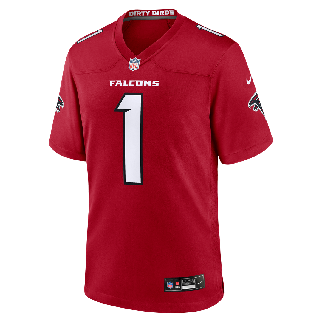 Men's Nike Atlanta Falcons Tua Tagovailoa Red Game NFL Jersey