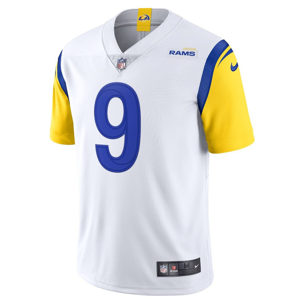 Men's Nike Los Angeles Rams Matthew Stafford White Alternate Vapor Limited NFL Jersey