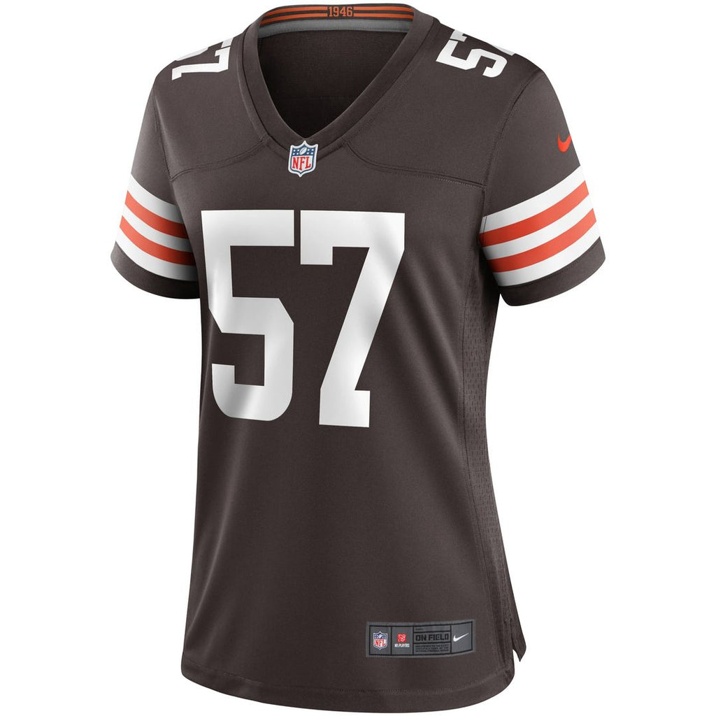 Women's Nike Cleveland Browns Clay Matthews Brown Game Retired Player NFL Jersey