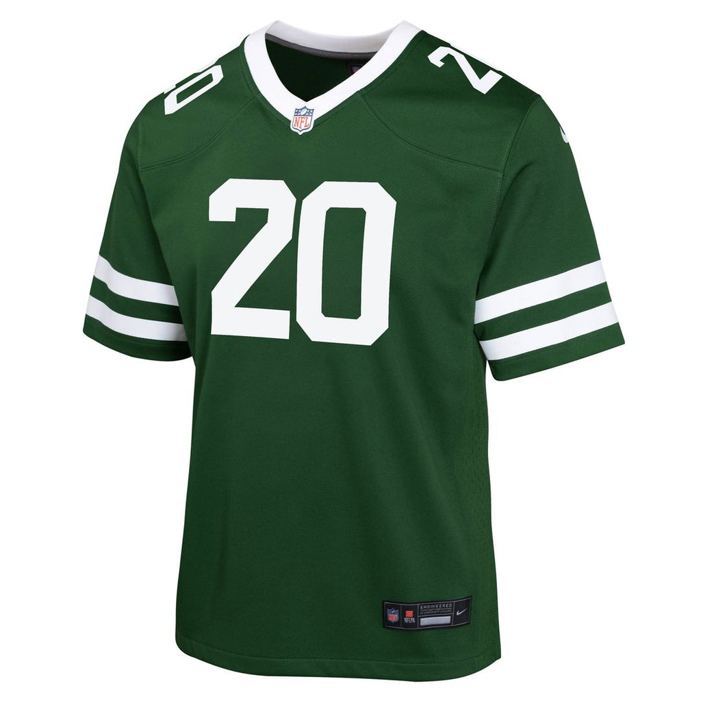 Youth Nike New York Jets Breece Hall Green Game NFL Jersey