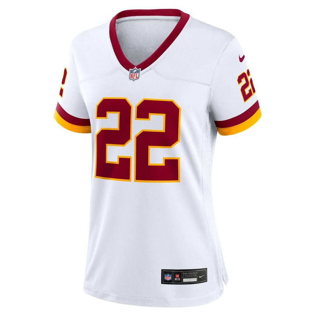 Women's Nike Washington Commanders Jacory Croskey-Merritt White Game Super Bowl Era NFL Jersey
