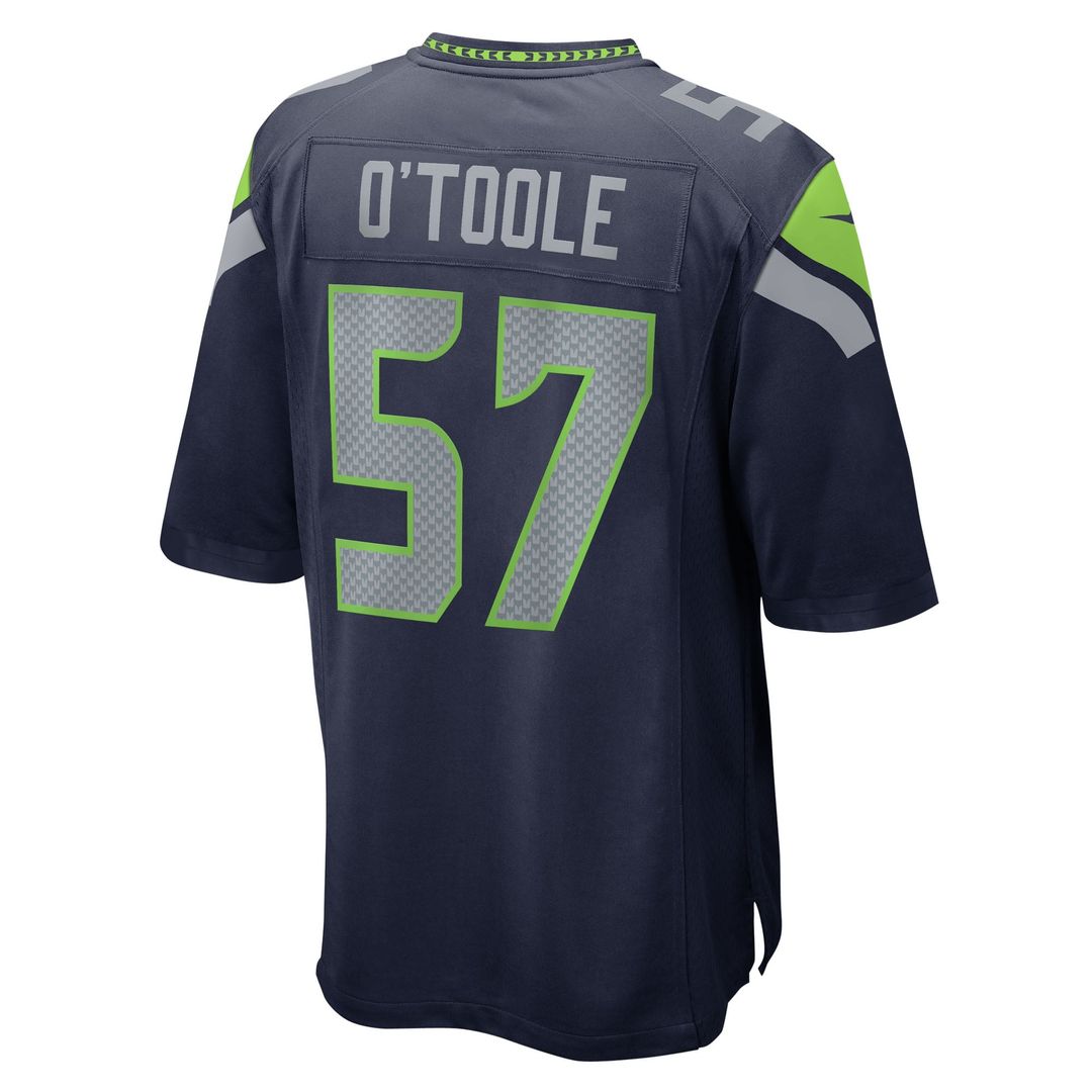 Men's Nike Seattle Seahawks Connor O'Toole College Navy Team Game NFL Jersey