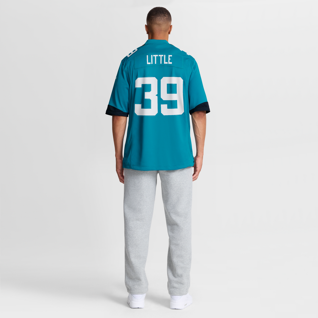 Men's Nike Jacksonville Jaguars Cam Little Teal Team Game NFL Jersey