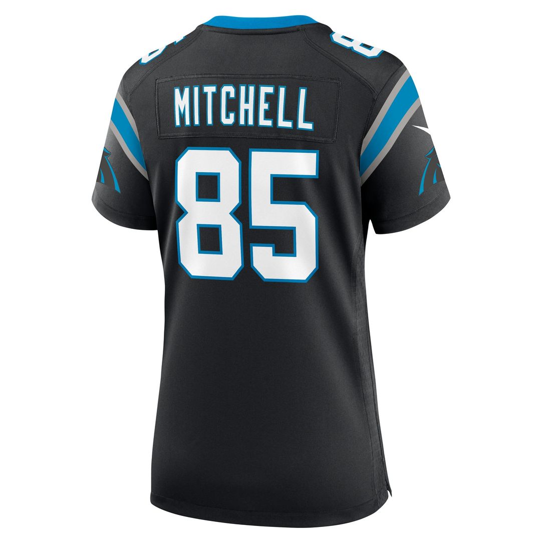 Women's Nike Carolina Panthers James Mitchell Black Team Game NFL Jersey