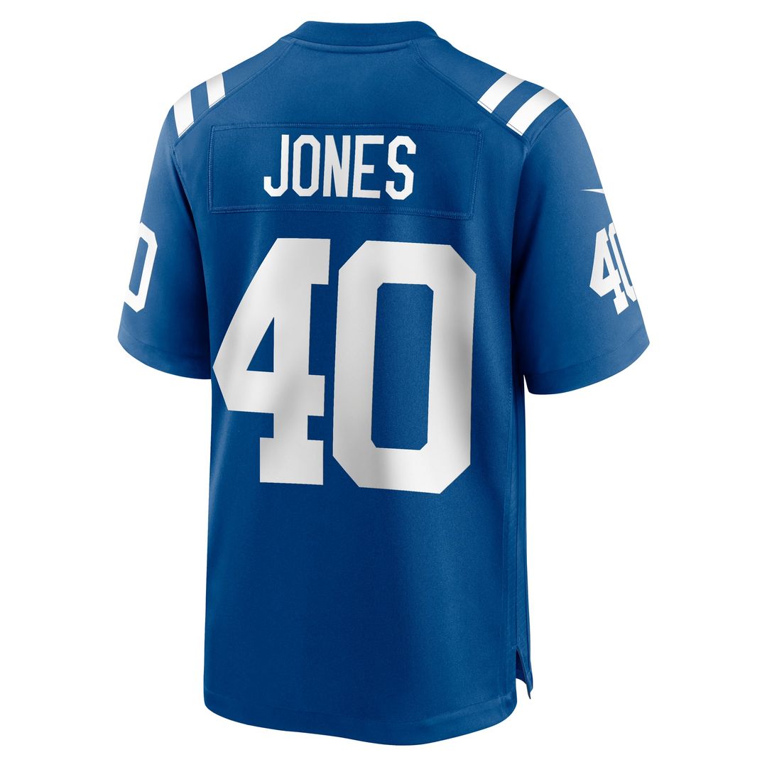 Men's Nike Indianapolis Colts Jaylon Jones Royal Team Game NFL Jersey