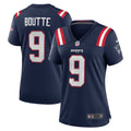 Women's Nike New England Patriots Kayshon Boutte Navy Game NFL Jersey