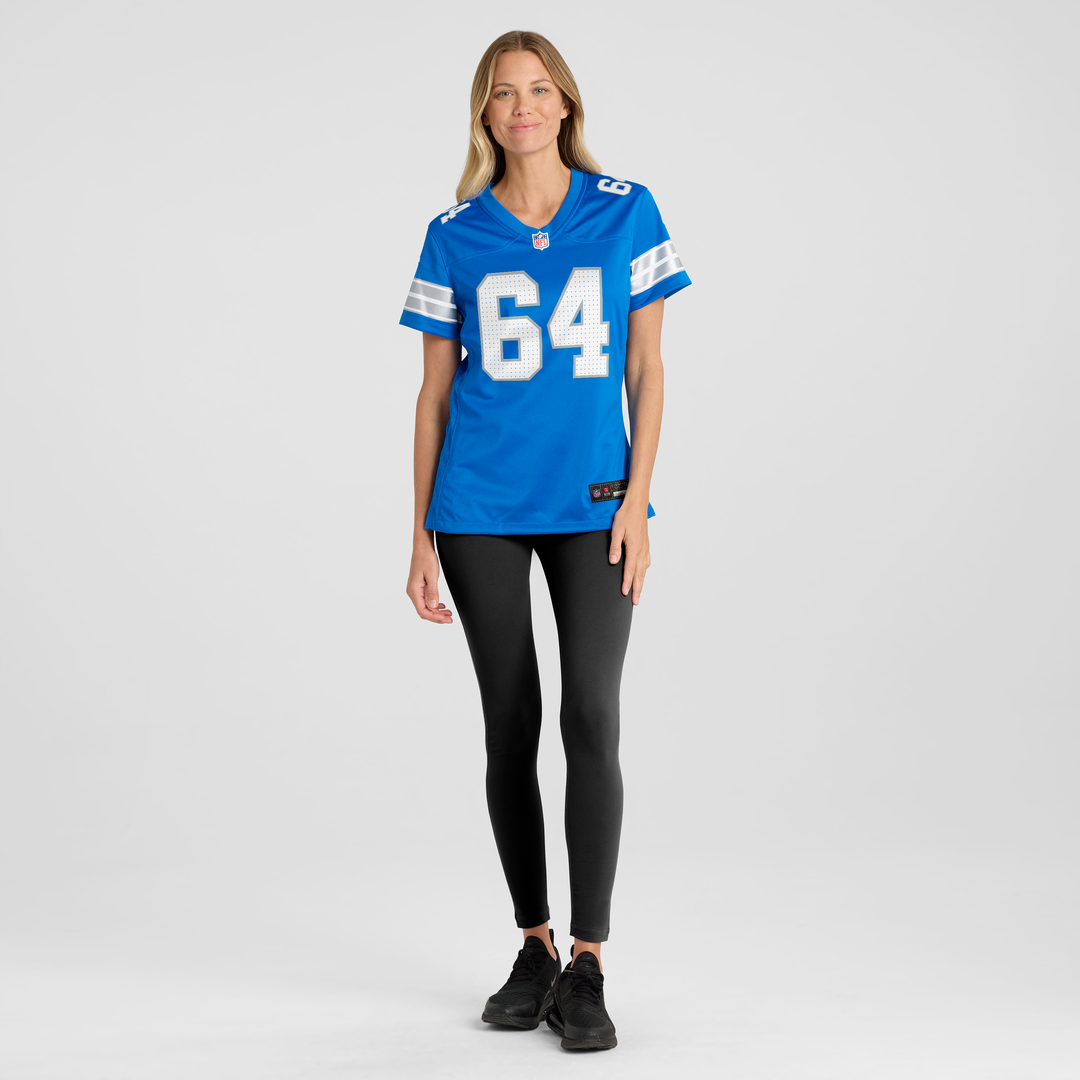 Women's Nike Detroit Lions Cade Mays Blue Team Game NFL Jersey