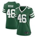 Women's Nike New York Jets Joseph Ossai Legacy Green Team Game NFL Jersey