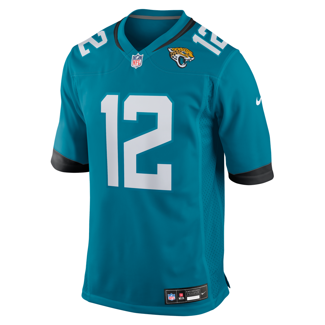 Men's Nike Jacksonville Jaguars Travis Hunter Teal Team Game NFL Jersey