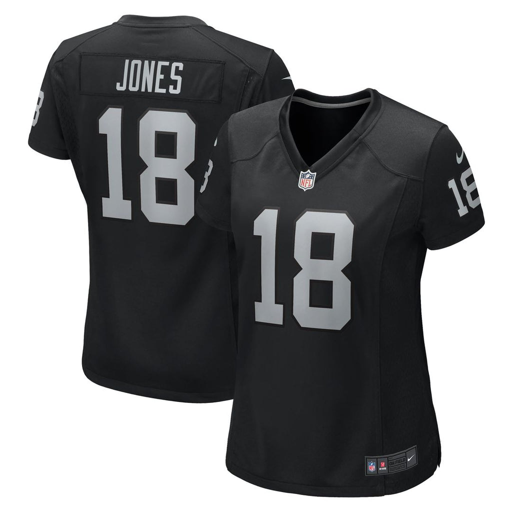 Women's Nike Las Vegas Raiders Jack Jones Black Game NFL Jersey