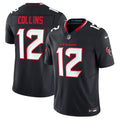 Men's Nike Houston Texans Nico Collins Navy Team Vapor F.U.S.E. Limited NFL Jersey