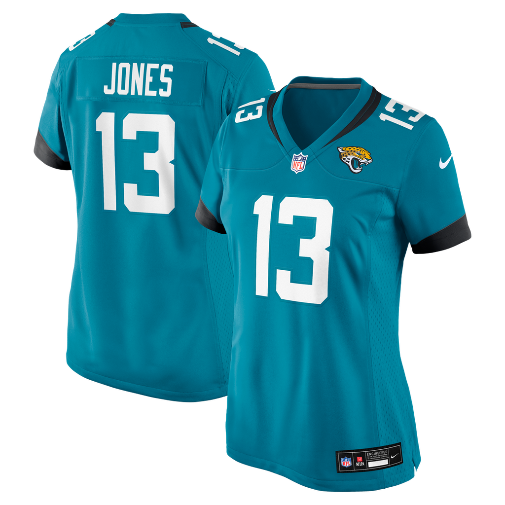 Women's Nike Jacksonville Jaguars Tim Jones Teal Team Game NFL Jersey