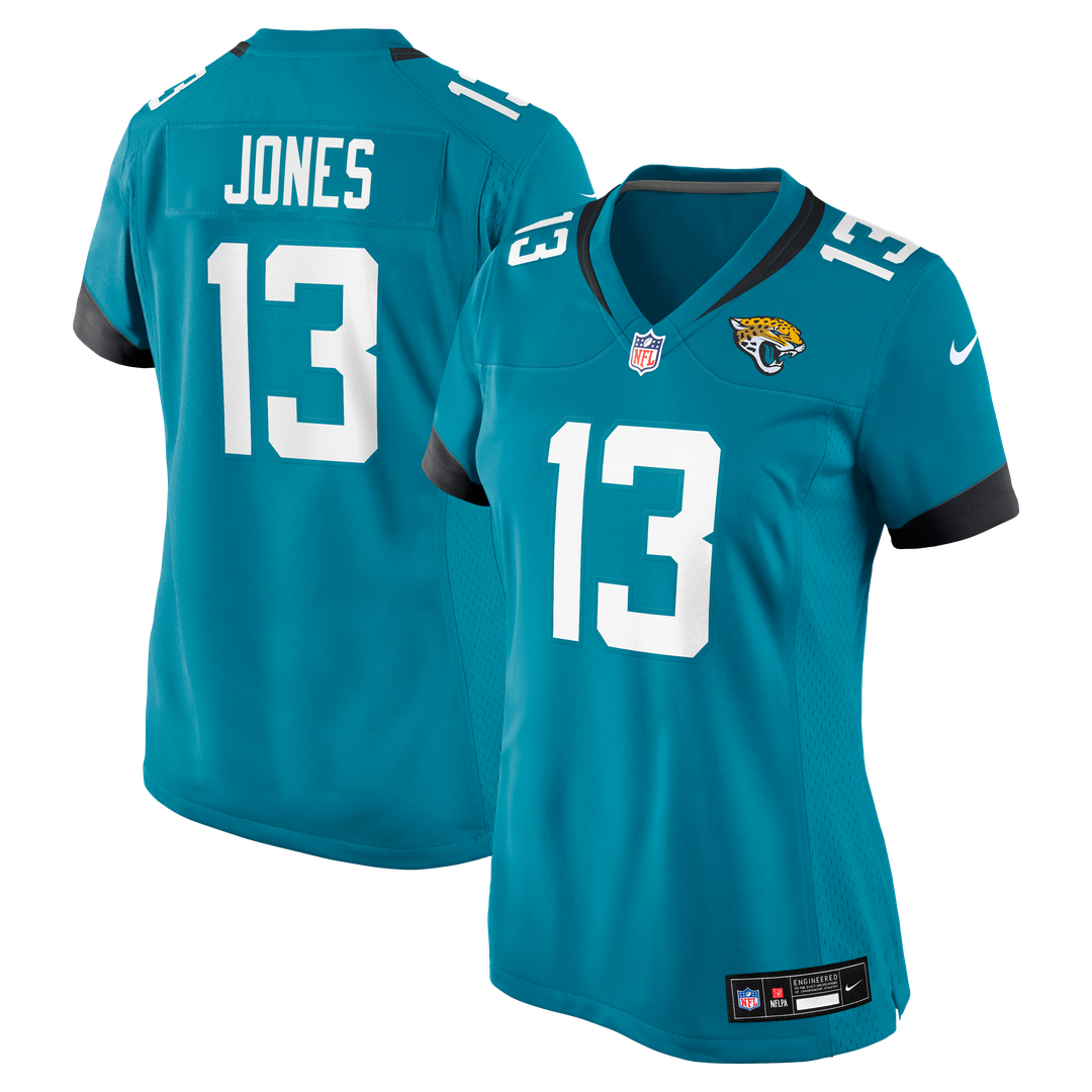 Women's Nike Jacksonville Jaguars Tim Jones Teal Team Game NFL Jersey