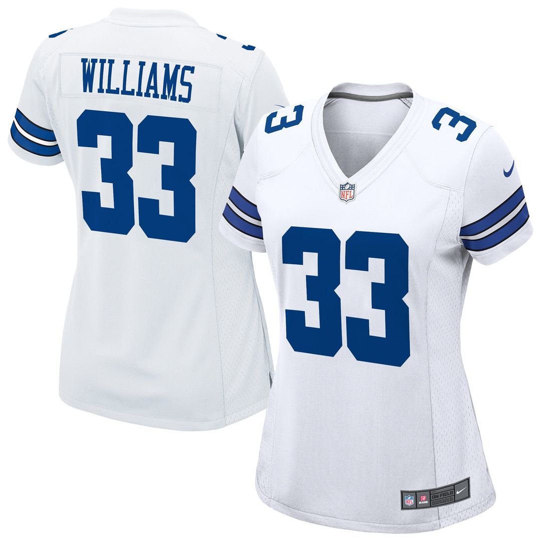 Women's Nike Dallas Cowboys Javonte Williams Navy Team Game NFL Jersey