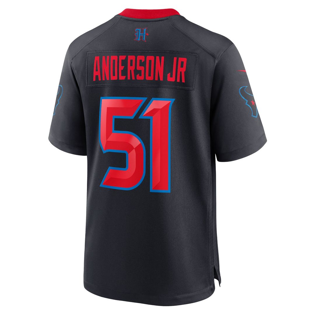 Men's Nike Houston Texans Will Anderson Jr. Navy Alternate Game NFL Jersey