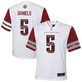 Youth Nike Washington Commanders Jayden Daniels White Game NFL Jersey