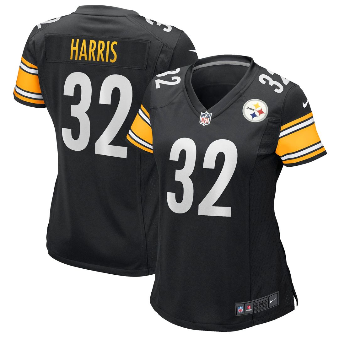 Women's Nike Pittsburgh Steelers Franco Harris Black Game Retired Player NFL Jersey