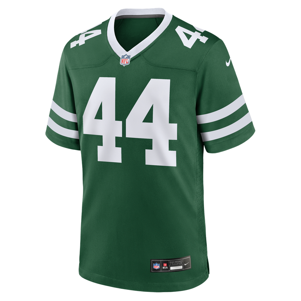 Men's Nike New York Jets Jamien Sherwood Legacy Green Team Game NFL Jersey