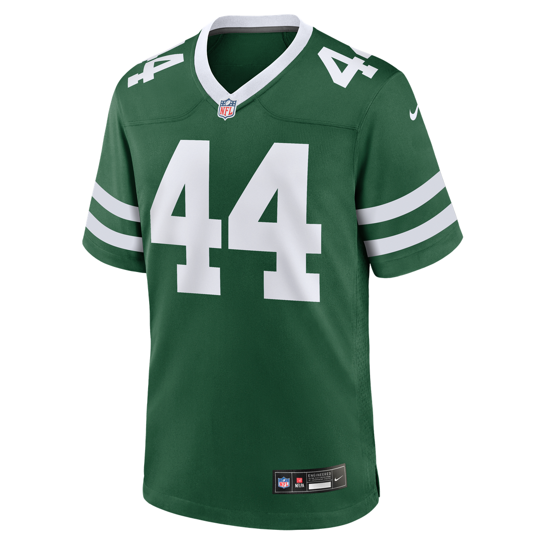 Men's Nike New York Jets Jamien Sherwood Legacy Green Team Game NFL Jersey