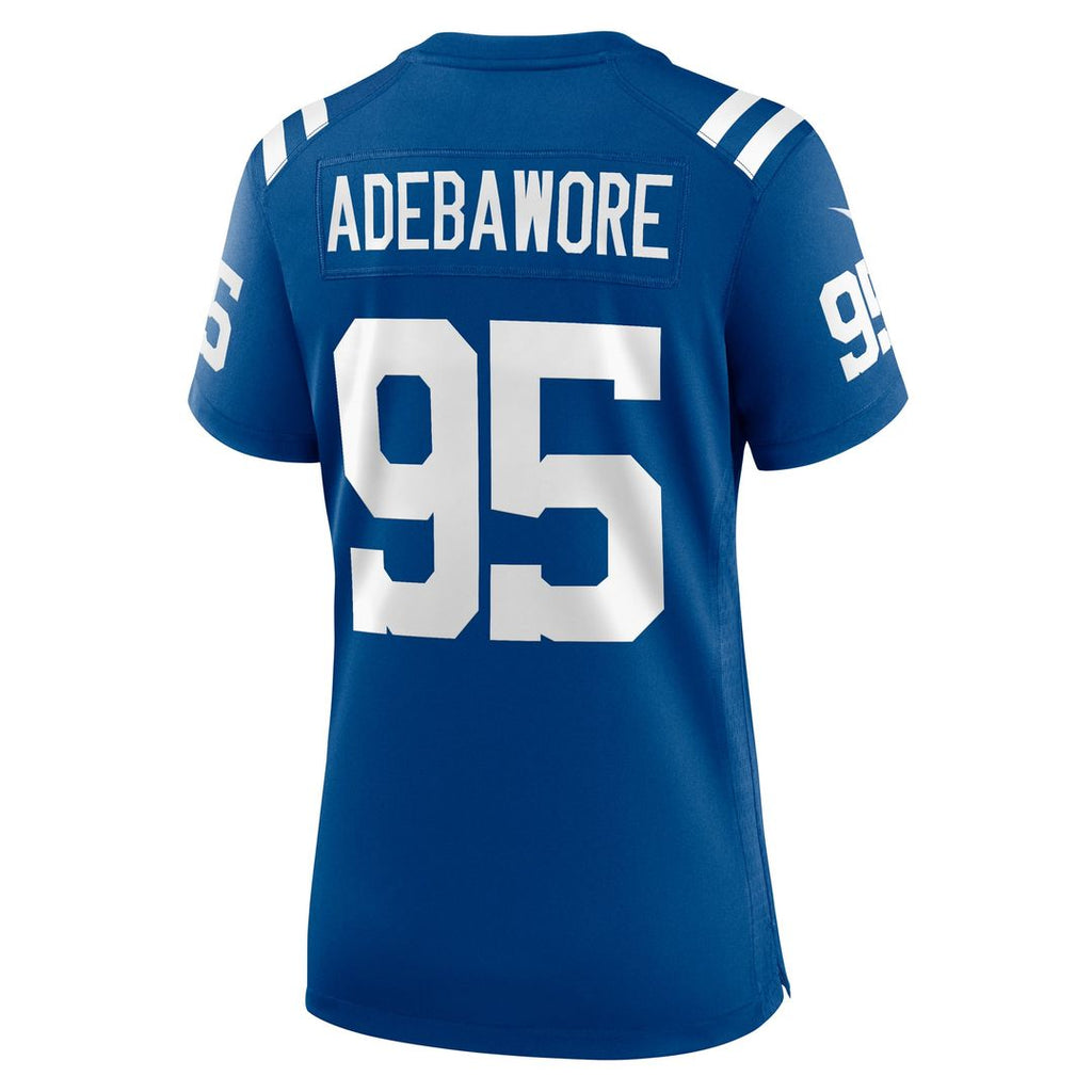 Women's Nike Indianapolis Colts Adetomiwa Adebawore Royal Team Game NFL Jersey
