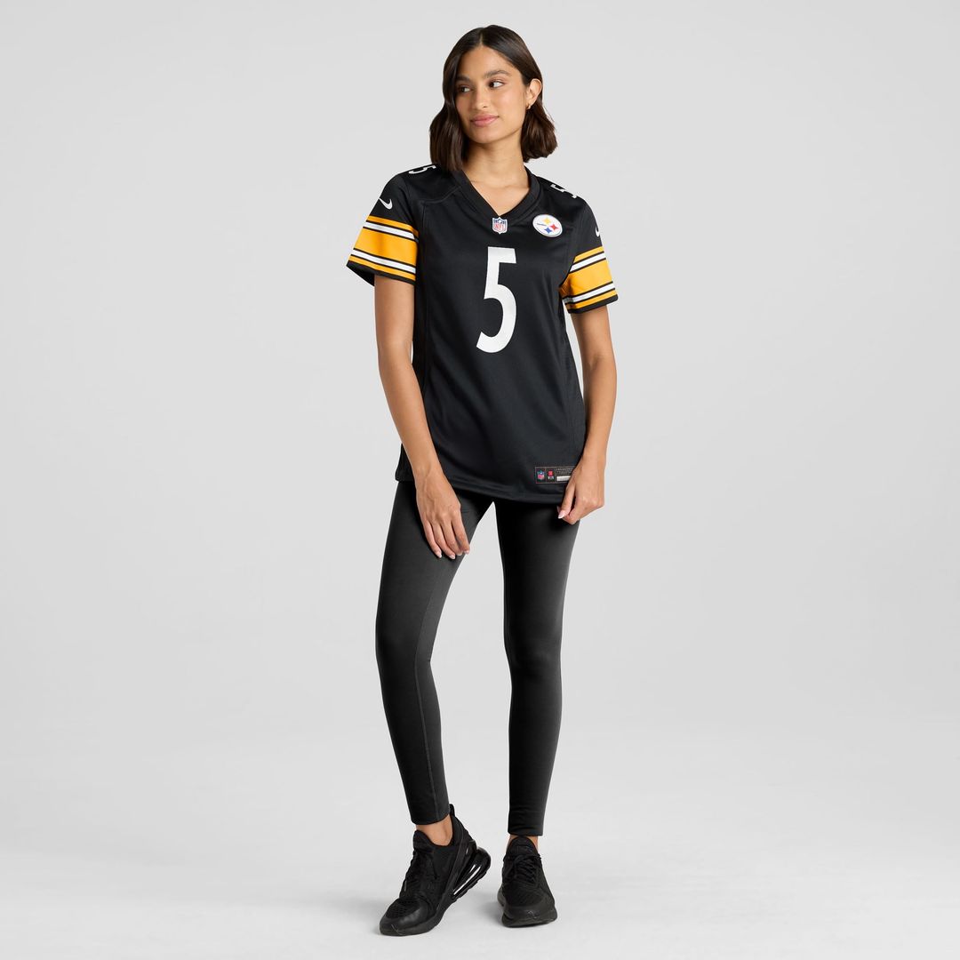 Women's Nike Pittsburgh Steelers Jalen Ramsey Black Team Game NFL Jersey