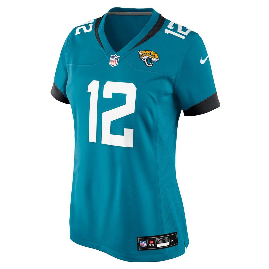 Women's Nike Jacksonville Jaguars Travis Hunter Teal Team Game NFL Jersey