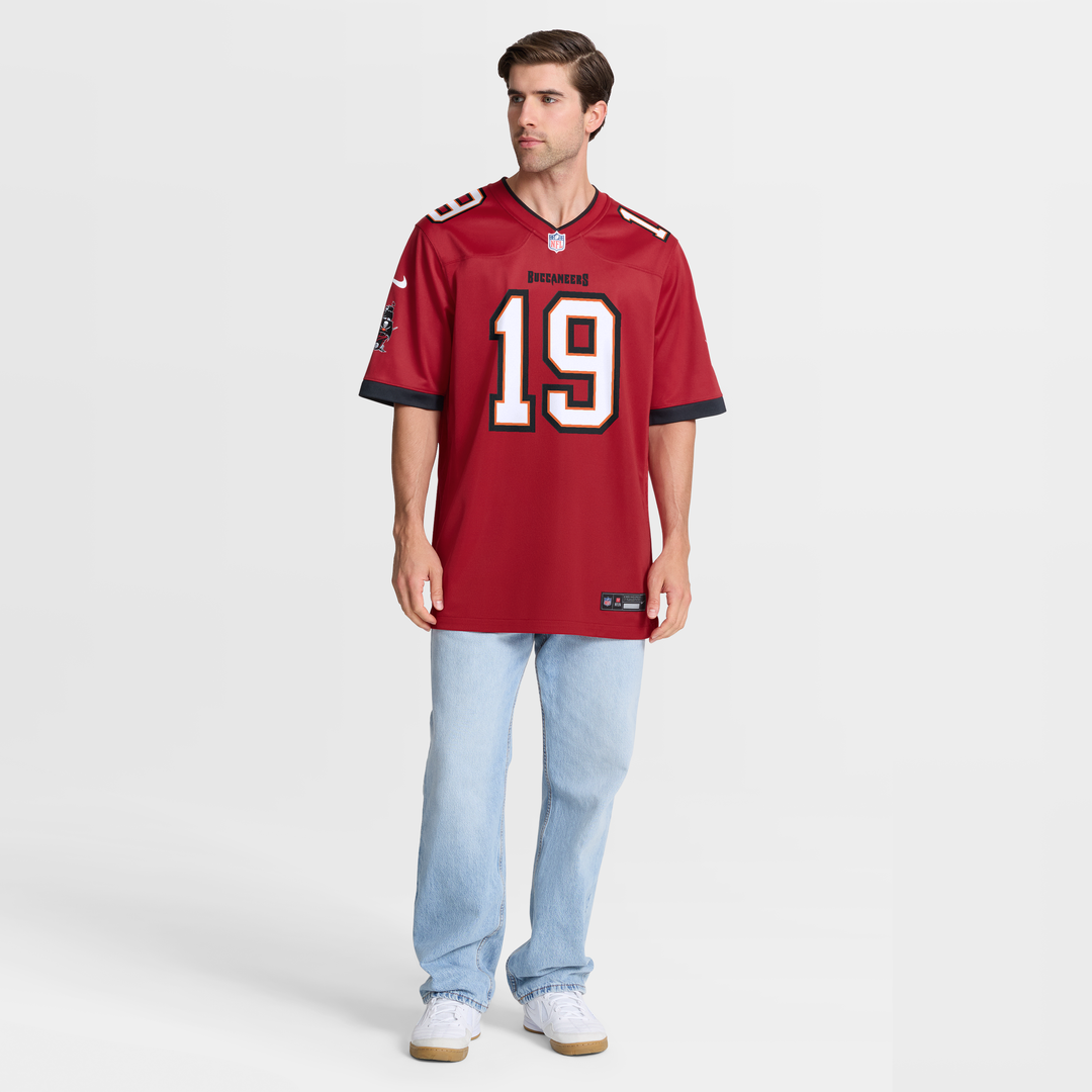 Men's Nike Tampa Bay Buccaneers Keyshawn Johnson Red Game Retired Player NFL Jersey