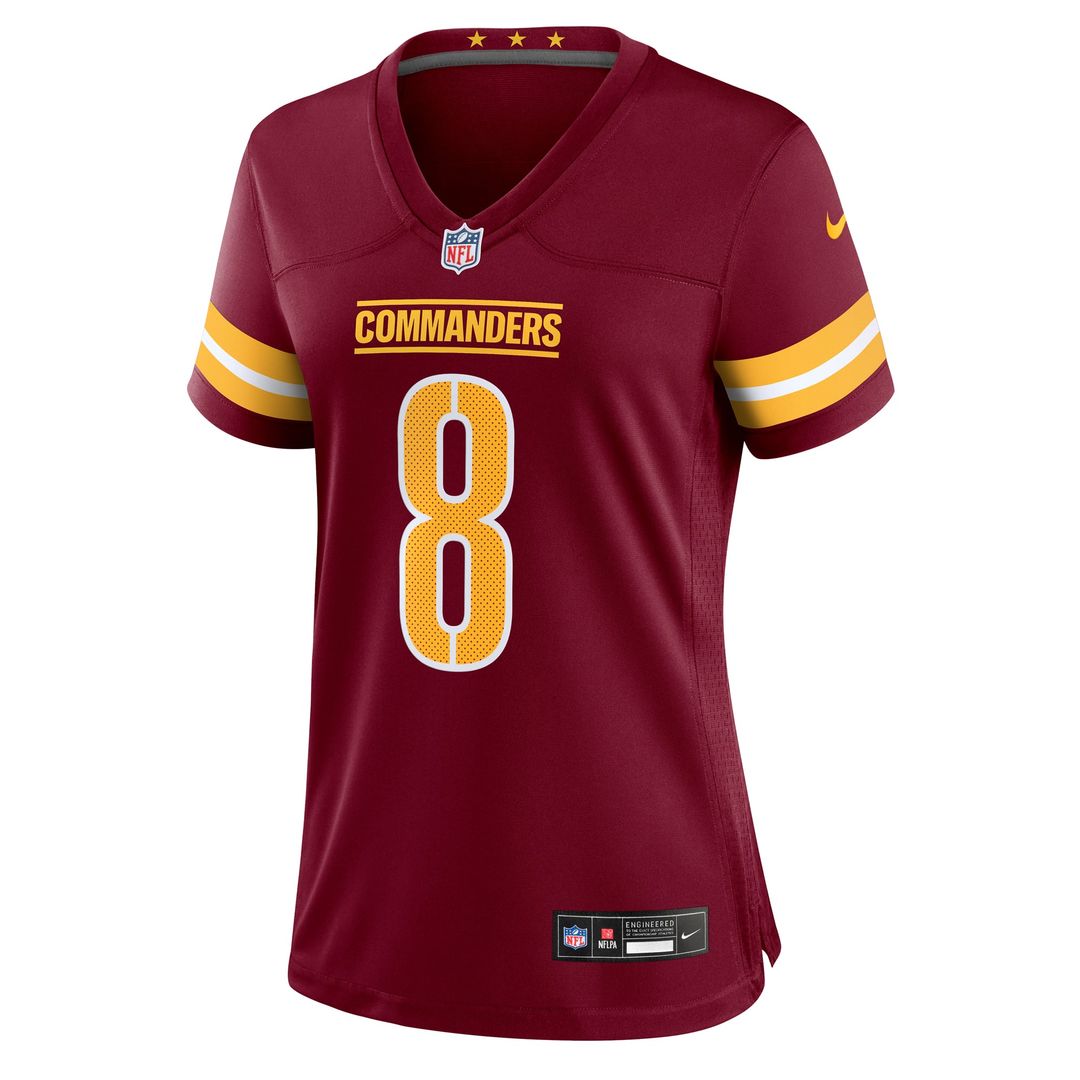 Women's Nike Washington Commanders Marcus Mariota Burgundy Team Game NFL Jersey