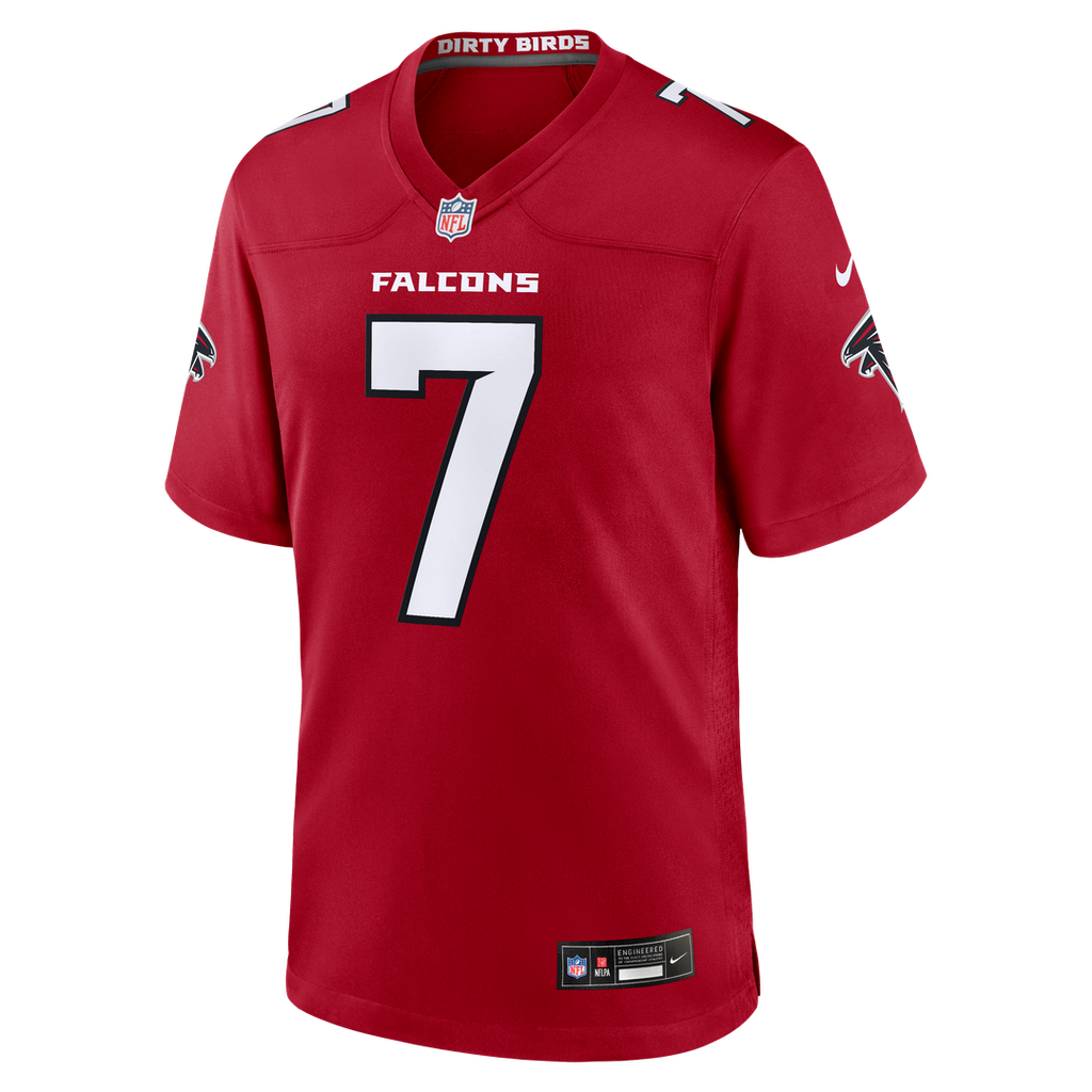 Men's Nike Atlanta Falcons Bijan Robinson Red Game NFL Jersey