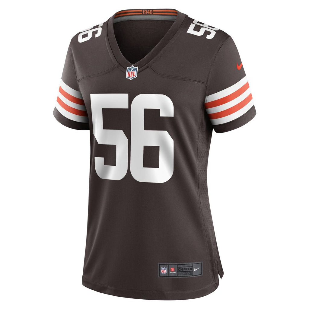 Women's Nike Cleveland Browns Luke Wypler Brown Team Game NFL Jersey