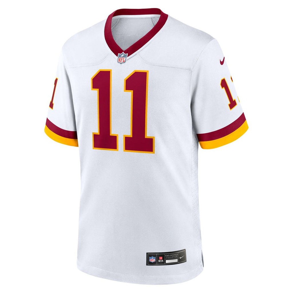 Men's Nike Washington Commanders Luke McCaffrey Black Hail Raiser Alternate Game NFL Jersey