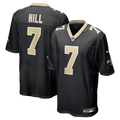 Men's Nike New Orleans Saints Taysom Hill Black Game NFL Jersey