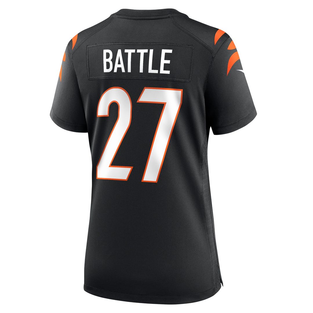 Women's Nike Cincinnati Bengals Jordan Battle Black Team Game NFL Jersey