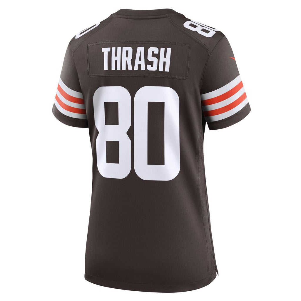 Women's Nike Cleveland Browns Jamari Thrash Brown Game NFL Jersey