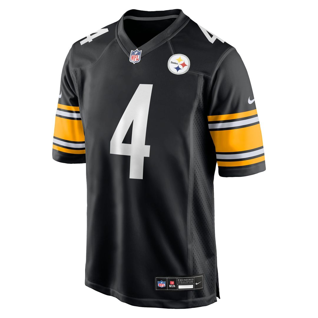 Youth Nike Pittsburgh Steelers DK Metcalf Black Game NFL Jersey