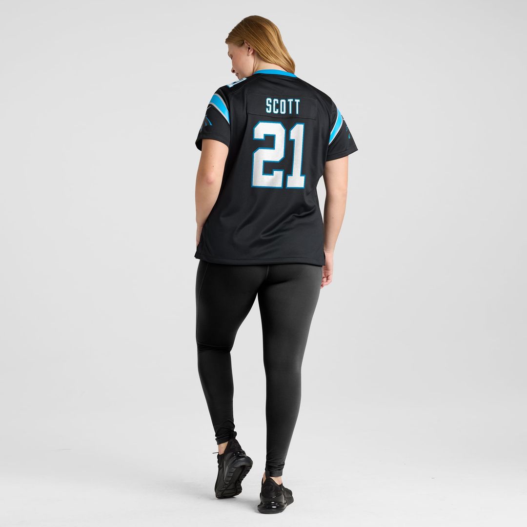 Women's Nike Carolina Panthers Nick Scott Black Game NFL Jersey