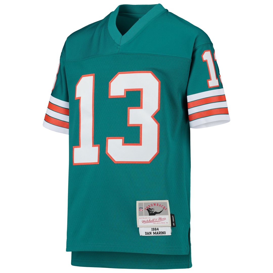 Youth Mitchell & Ness Miami Dolphins Dan Marino Aqua 1984 Legacy Retired Player NFL Jersey