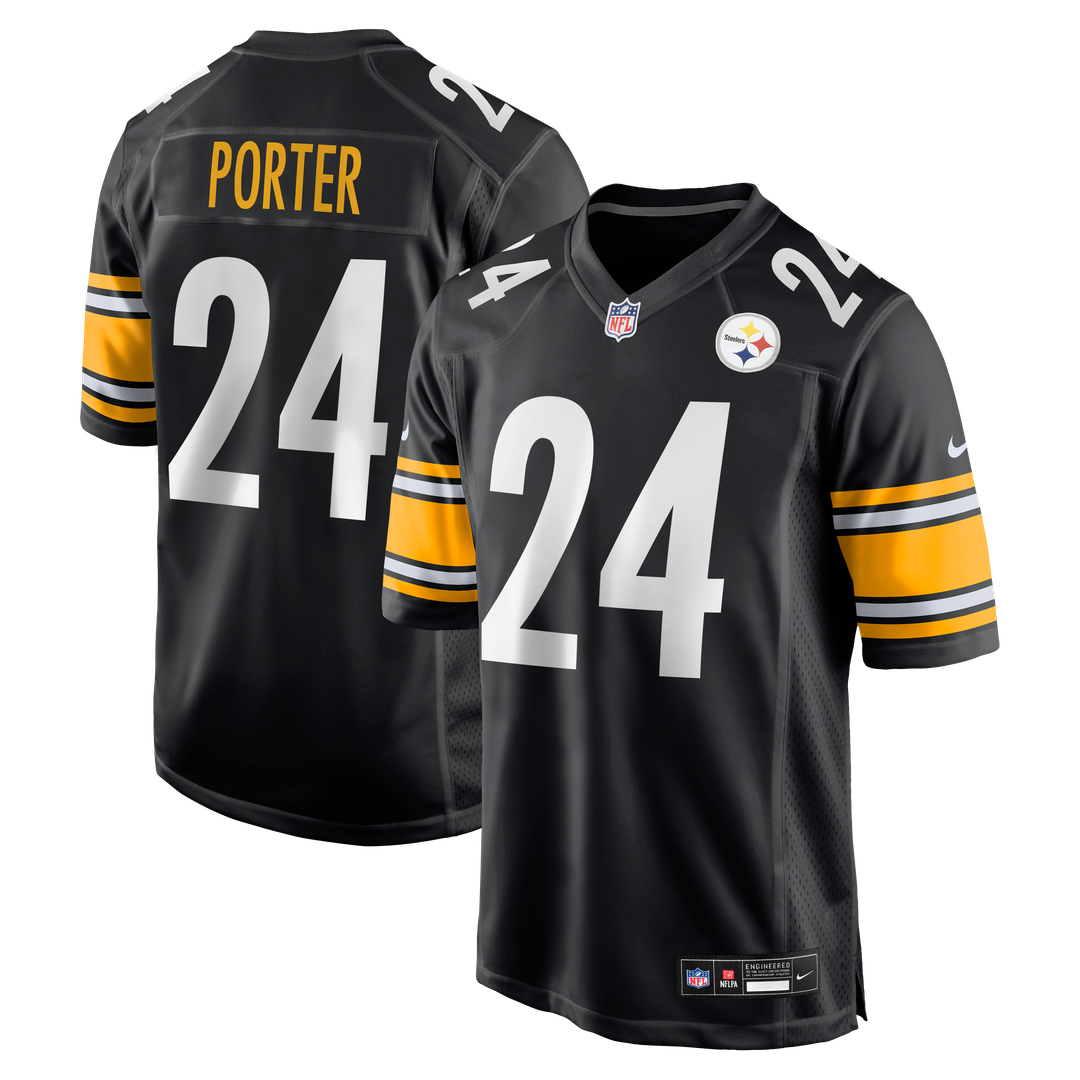 Men's Nike Pittsburgh Steelers Joey Porter Jr. Gold Alternate 1933 Throwback Game NFL Jersey