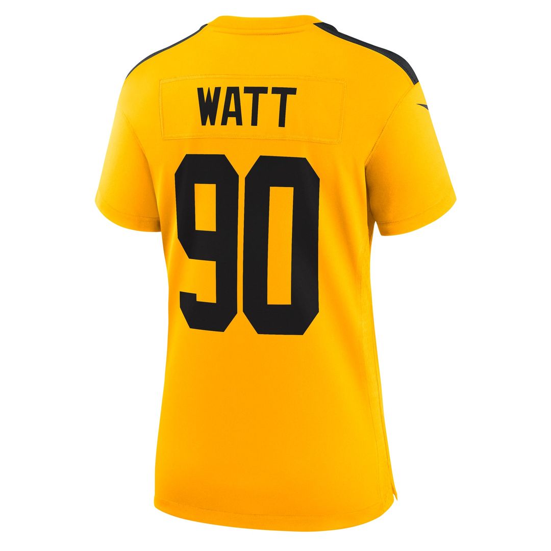 Women's Nike Pittsburgh Steelers T.J. Watt Black Game NFL Jersey