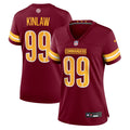 Women's Nike Washington Commanders Javon Kinlaw Burgundy Team Game NFL Jersey