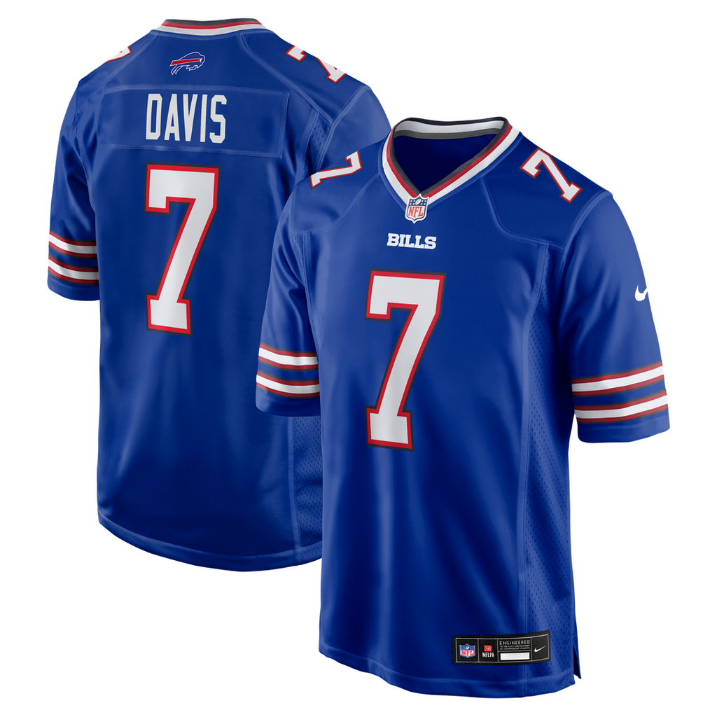 Men's Nike Buffalo Bills Ray Davis Royal Team Game NFL Jersey