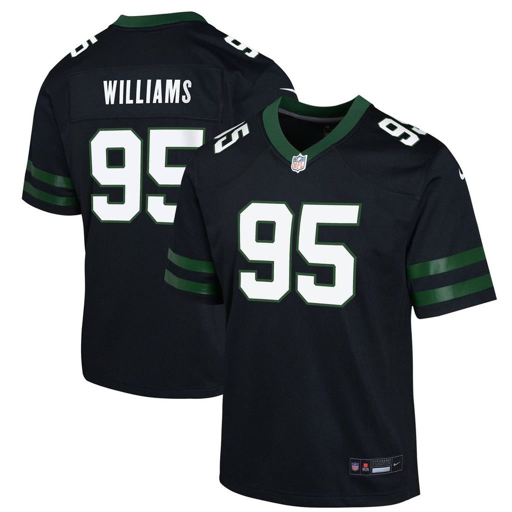 Youth Nike New York Jets Quinnen Williams Black Game NFL Jersey