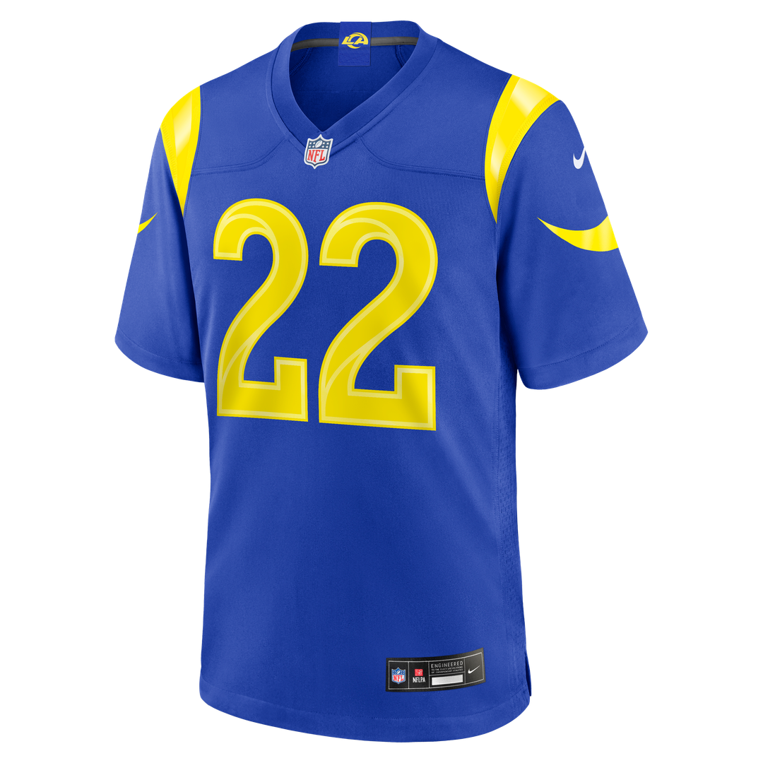 Men's Nike Los Angeles Rams Trent McDuffie Royal Team Game Player NFL Jersey