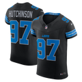 Men's Nike Detroit Lions Aidan Hutchinson Black Alternate Vapor F.U.S.E. Elite NFL Jersey