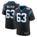 Men's Nike Carolina Panthers Rasheed Walker Black Team Game NFL Jersey