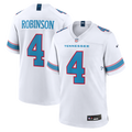 Men's Nike Tennessee Titans Wan'Dale Robinson White Game NFL Jersey